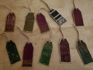 Saree Fabric Gift Tags