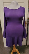 Load image into Gallery viewer, Royal Purple Jersey Dress