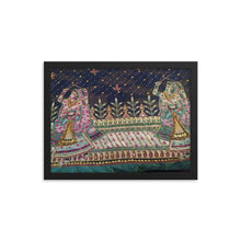 Load image into Gallery viewer, Framed Poster -- Musical Ladies Saree