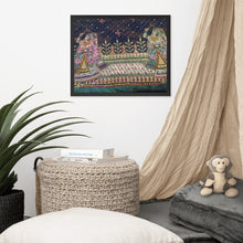 Load image into Gallery viewer, Framed Poster -- Musical Ladies Saree