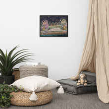 Load image into Gallery viewer, Framed Poster -- Musical Ladies Saree