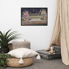 Load image into Gallery viewer, Framed Poster -- Musical Ladies Saree