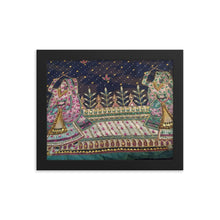 Load image into Gallery viewer, Framed Poster -- Musical Ladies Saree