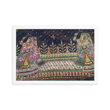 Load image into Gallery viewer, Framed Poster -- Musical Ladies Saree