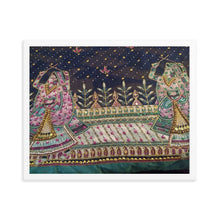 Load image into Gallery viewer, Framed Poster -- Musical Ladies Saree