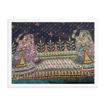 Load image into Gallery viewer, Framed Poster -- Musical Ladies Saree