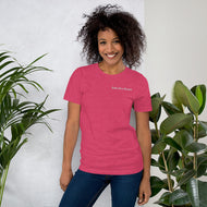 Short-Sleeve Unisex T-Shirt - Purples, Pinks and Red